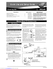 PHILIPS 55PP950299 Quick Use And Setup Manual