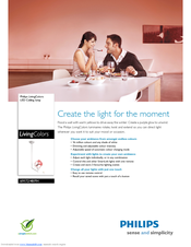 PHILIPS LivingColors 69172/48/PH Specification Sheet