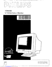 PHILIPS 7CM5289/95H Operating Instructions Manual