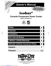 Tripp Lite HT810ISOCTR Owner's Manual