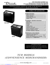 True TCM-78-AC Installation Manual