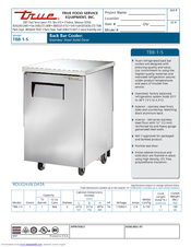 True TBB-1-S Specifications
