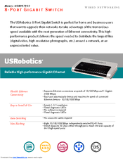 US Robotics USR997933 Specifications