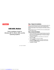 US Robotics USR8500 Quick Installation Manual