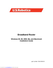 US Robotics USR8000 Installation Manual