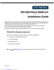 UTC RETAIL PD1200 Installation Manual