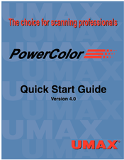 UMAX Technologies PowerColor Quick Start Manual