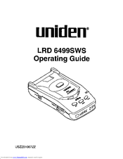Uniden LRD6499SWS Operating Manual