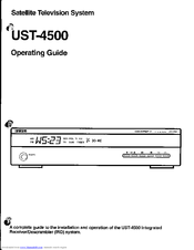 Uniden UST4400SUPER Operating Manual