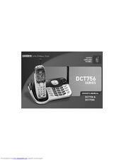 Uniden DCT756-4 - DCT Cordless Phone Owner's Manual