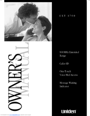Uniden EXT 1760 Owner's Manual