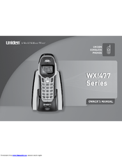 Uniden WXI477 Series Owner's Manual