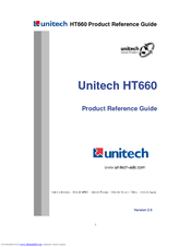 Unitech HT660BT Product Reference Manual