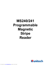 Unitech MS241 User Manual