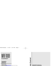 Universal Remote PowerBlaster MRF-100B Owner's Manual
