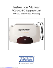 Universal Remote PCL-300 Instruction Manual