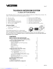 Valcom V-2926 User Manual