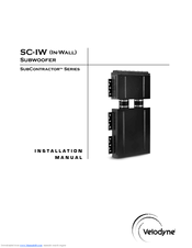 Velodyne SC-IW User Manual