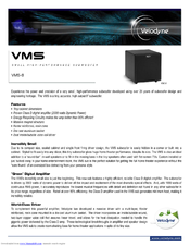 Velodyne VMS-8 Specifications