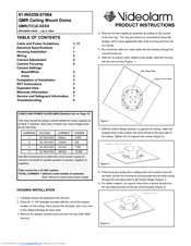 Moog Videolarm QMRC Series Product Instructions