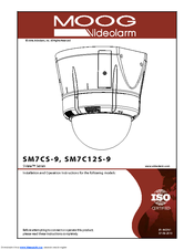 Moog Videolarm SM7T12N-3 Installation And Operation Instructions Manual