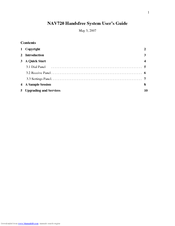 V7 NAV720 User Manual