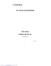 ViewEra V191D User Manual