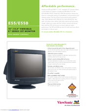 Viewsonic E55B Specifications