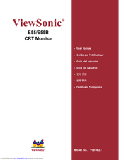 Viewsonic E55B User Manual