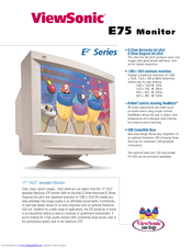 Viewsonic E75 Specifications