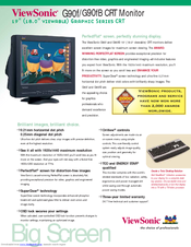 Viewsonic G90F-2 Manuals | ManualsLib