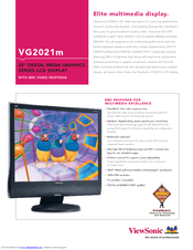 Viewsonic VG2021M - 20.1