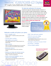 Viewsonic VG500b Specifications