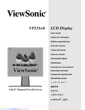 Viewsonic VP231WB - 23