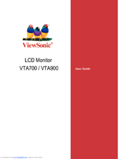 Viewsonic VTA900 User Manual
