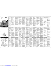 PHILIPS AJ 3952 Quick Reference Manual