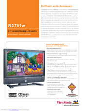 Viewsonic N2751w Specifications