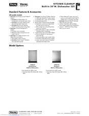 Viking Designer DDB325 Specification Sheet
