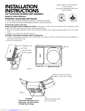 Viking Professional VCQS001SS Installation Instructions Manual