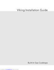 Viking VGSU102 Installation Manual