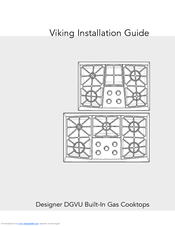 Viking Designer DGVU260-5B Install Manual
