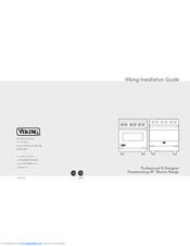 Viking Designer DSCE130-4B Install Manual