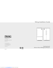 Viking Professional VISB542SS Install Manual