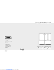 Viking Professional VCFF136SS Installation Manual