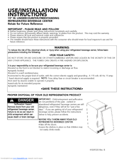 Viking Designer DFUR151L Installation Instructions Manual