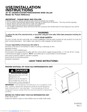 Viking Designer DFUW142R Installation Instructions Manual