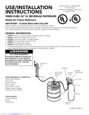Viking VRBD140T Use & Installation Instructions Manual