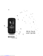 Kyocera Wild Card User Manual