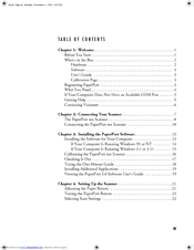 Visioneer PaperPort mx User Manual