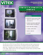 Vitek VTM-14-C-H Specifications